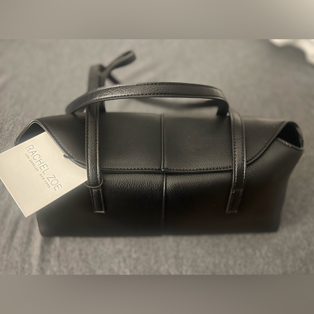 Rachel Zoe Black Leather Men's Bag